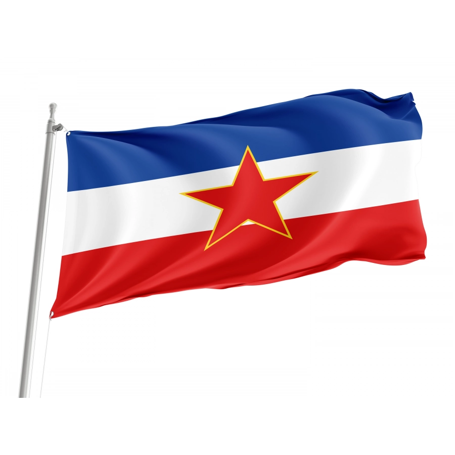 Flag of Yugoslavia, Patriotic Flags, Unique Design Print, Flags for Indoor & Outdoor Use
