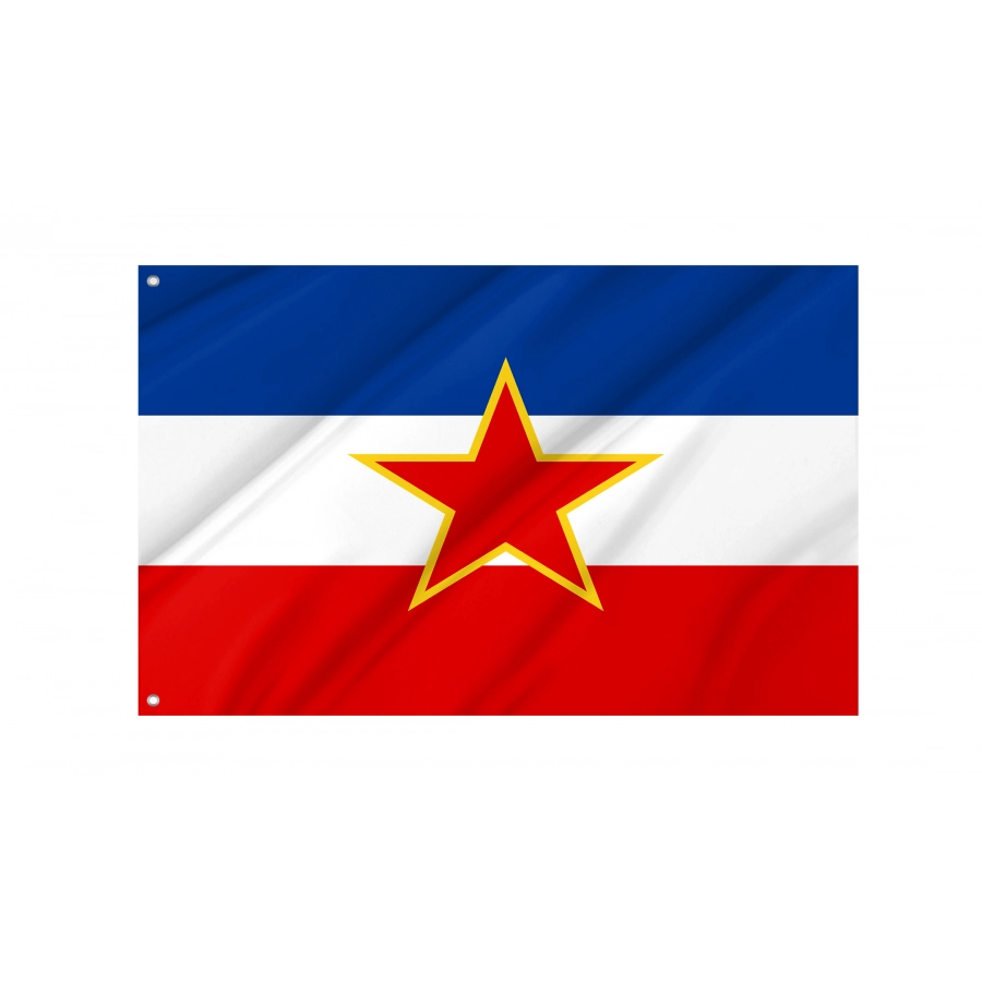 Flag of Yugoslavia, Patriotic Flags, Unique Design Print, Flags for Indoor & Outdoor Use