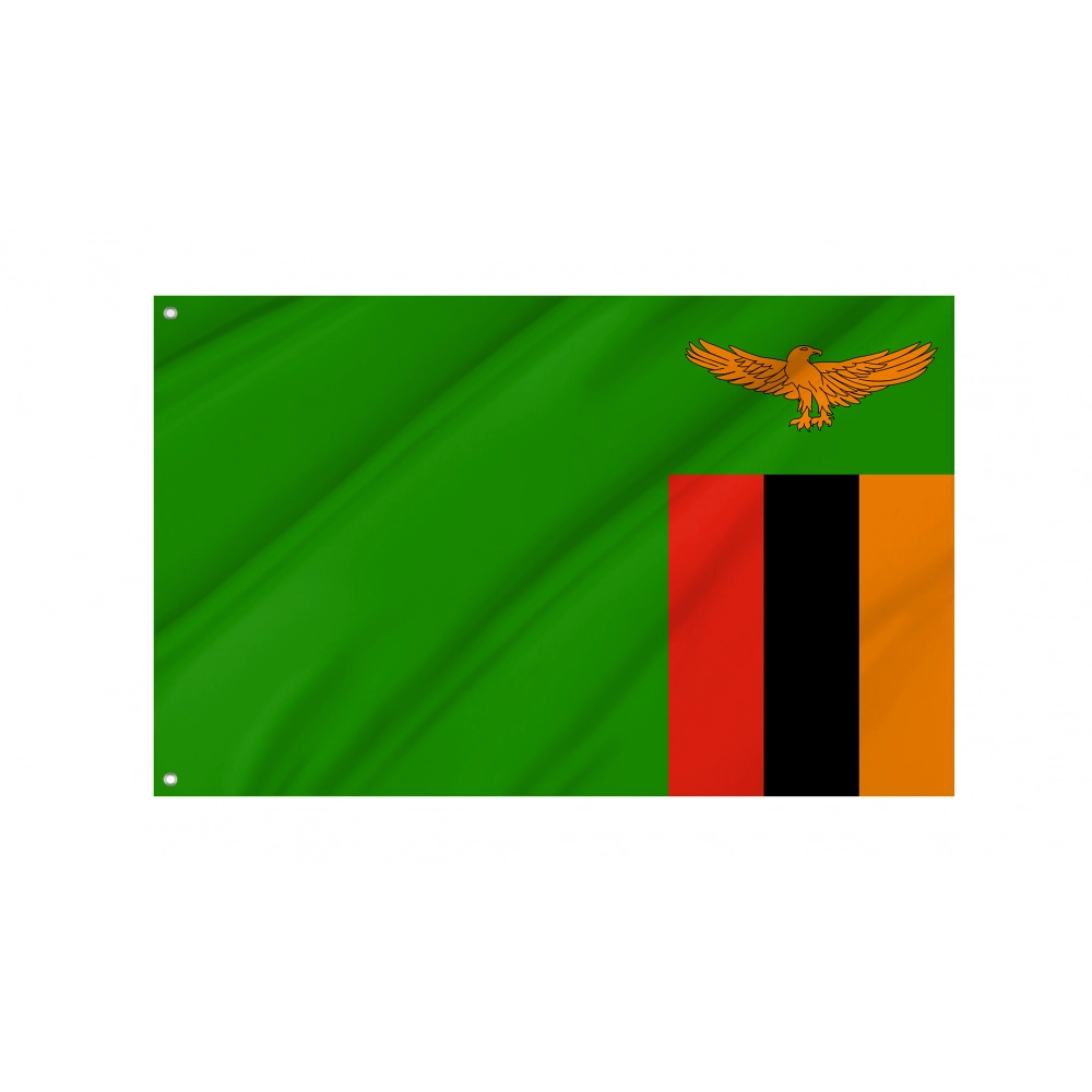 Zambia Flag for Indoor & Outdoor Use