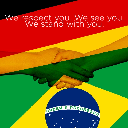 We respect you. We see you. We stand with you.